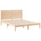 vidaXL Extra Long Bed Frame without Mattress 160x210 cm Solid Wood