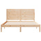 vidaXL Extra Long Bed Frame without Mattress 160x210 cm Solid Wood