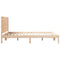 vidaXL Extra Long Bed Frame without Mattress 160x210 cm Solid Wood