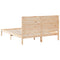 vidaXL Extra Long Bed Frame without Mattress 160x210 cm Solid Wood