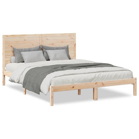vidaXL Extra Long Bed Frame without Mattress 160x220 cm Solid Wood