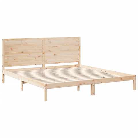 vidaXL Extra Long Bed Frame without Mattress 200x220 cm Solid Wood
