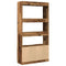 vidaXL Highboard Old Wood 92x33x180 cm Engineered Wood