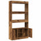 vidaXL Highboard Old Wood 92x33x180 cm Engineered Wood