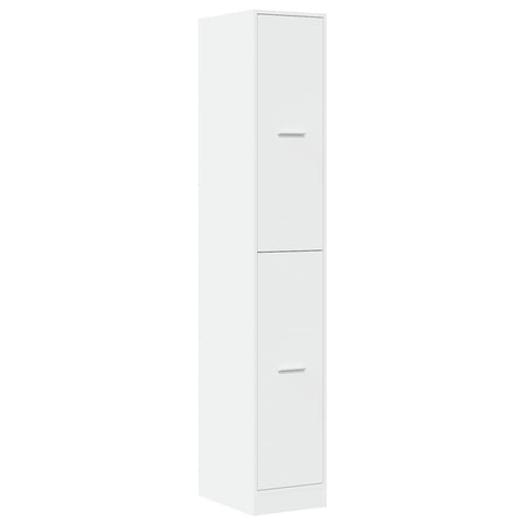 vidaXL Apothecary Cabinet White 30x41x174.5 cm Engineered Wood