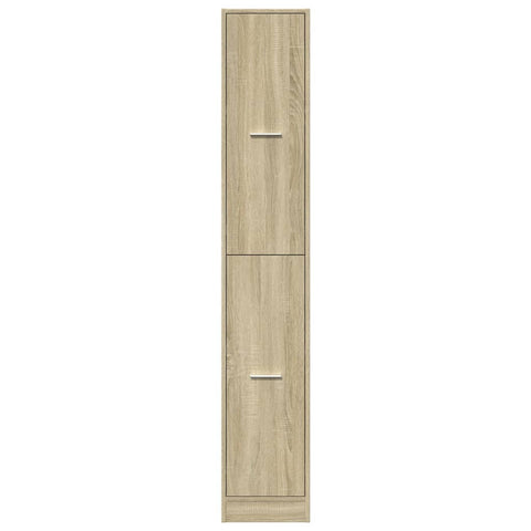 vidaXL Apothecary Cabinet Sonoma Oak 30x41x174.5 cm Engineered Wood