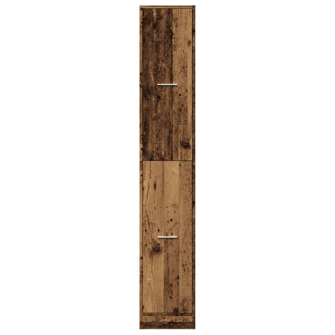 vidaXL Apothecary Cabinet Old Wood 30x41x174.5 cm Engineered Wood