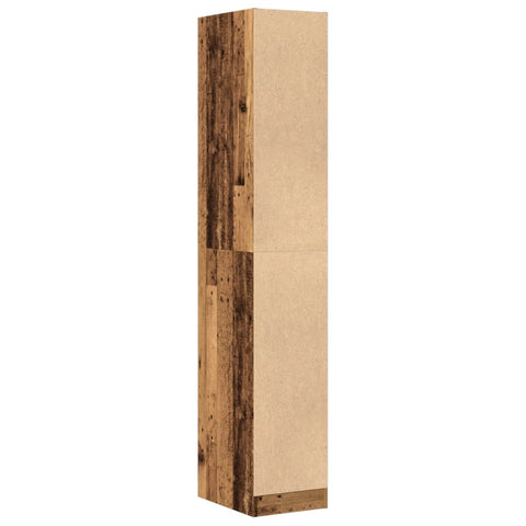 vidaXL Apothecary Cabinet Old Wood 30x41x174.5 cm Engineered Wood