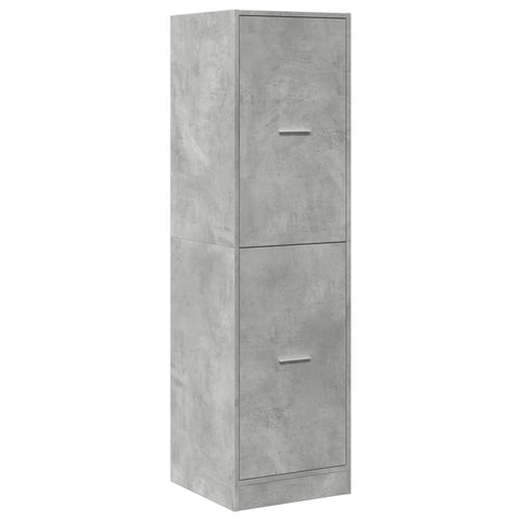 vidaXL Apothecary Cabinet Concrete Grey 40x41x144.5 cm Engineered Wood