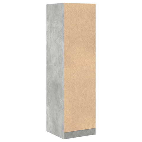 vidaXL Apothecary Cabinet Concrete Grey 40x41x144.5 cm Engineered Wood