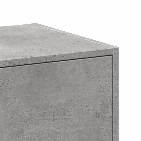 vidaXL Apothecary Cabinet Concrete Grey 40x41x144.5 cm Engineered Wood