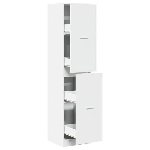 vidaXL Apothecary Cabinet White 40x41x174.5 cm Engineered Wood