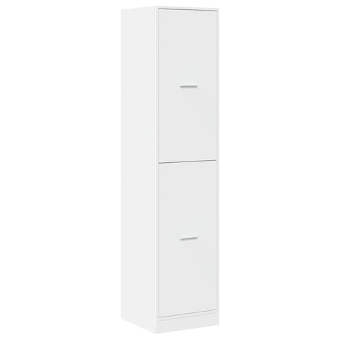 vidaXL Apothecary Cabinet White 40x41x174.5 cm Engineered Wood