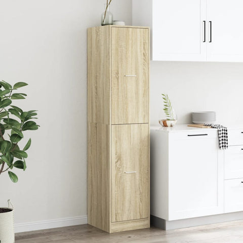 vidaXL Apothecary Cabinet Sonoma Oak 40x41x174.5 cm Engineered Wood