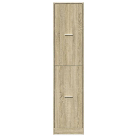 vidaXL Apothecary Cabinet Sonoma Oak 40x41x174.5 cm Engineered Wood