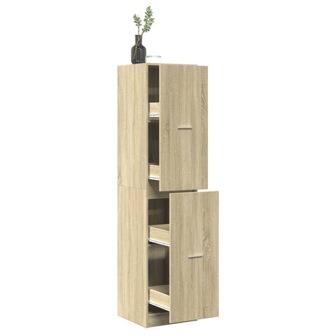vidaXL Apothecary Cabinet Sonoma Oak 40x41x174.5 cm Engineered Wood