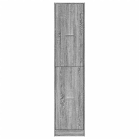 vidaXL Apothecary Cabinet Grey Sonoma 40x41x174.5 cm Engineered Wood