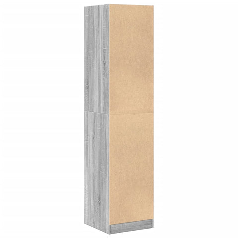 vidaXL Apothecary Cabinet Grey Sonoma 40x41x174.5 cm Engineered Wood