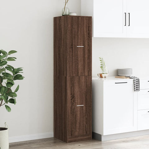 vidaXL Apothecary Cabinet Brown Oak 40x41x174.5 cm Engineered Wood
