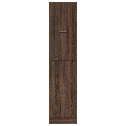 vidaXL Apothecary Cabinet Brown Oak 40x41x174.5 cm Engineered Wood