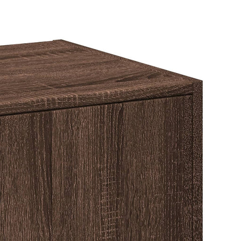 vidaXL Apothecary Cabinet Brown Oak 40x41x174.5 cm Engineered Wood