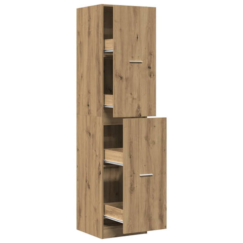 vidaXL Apothecary Cabinet Artisian Oak 40x41x174.5 cm Engineered Wood