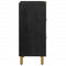 vidaXL Sideboards 2 pcs Black 60x33x75 cm Engineered Wood