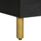 vidaXL Sideboards 2 pcs Black 60x33x75 cm Engineered Wood