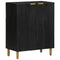 vidaXL 3 Piece Sideboards Black Engineered Wood