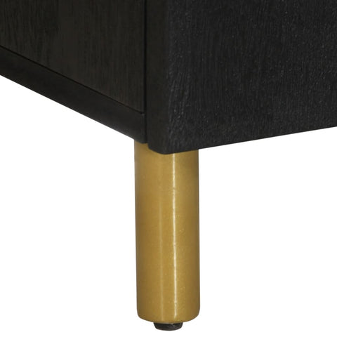 vidaXL 3 Piece Sideboards Black Engineered Wood
