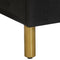 vidaXL 3 Piece Sideboards Black Engineered Wood