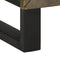 vidaXL 4 Piece Bathroom Furniture Set Black Solid Wood Mango