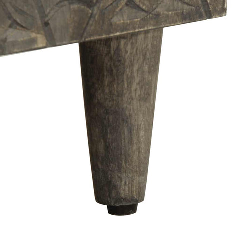 vidaXL 3 Piece Sideboards Light Grey 60x33.5x75 cm Solid Wood Mango
