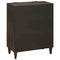 vidaXL Sideboard 2 pcs Black and Gold 60 x 33 x 75 cm Solid mango wood