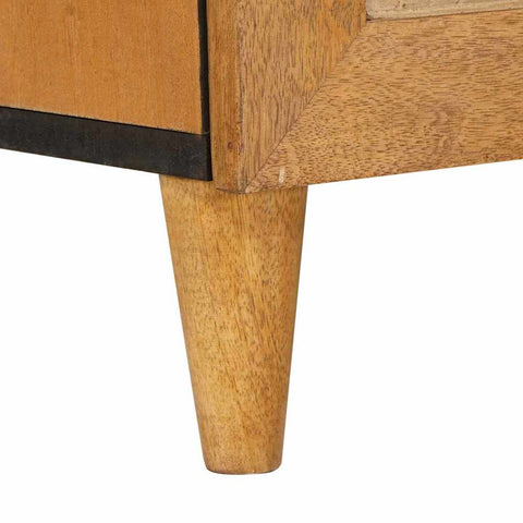 vidaXL Sideboard 2 pcs Brown 60 x 33 x 75 cm Solid mango wood