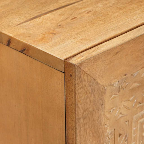 vidaXL Sideboard 3 pcs Brown 60 x 33 x 75 cm Solid mango wood