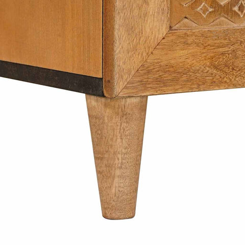 vidaXL Sideboard 3 pcs Brown 60 x 33 x 75 cm Solid mango wood