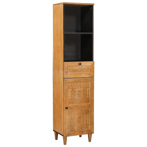 vidaXL Bathroom Furniture Set with Drawer 3 pcs Brown 38 x 33 x 160 cm