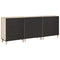 vidaXL Sideboard 3 pcs White 60 x 33 x 75 cm Solid mango wood