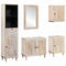 vidaXL Bathroom Furniture Set with Drawer 5 pcs White 38 x 33 x 160 cm