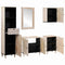 vidaXL Bathroom Furniture Set with Drawer 5 pcs White 38 x 33 x 160 cm