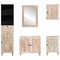 vidaXL Bathroom Furniture Set with Drawer 5 pcs White 38 x 33 x 160 cm