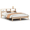 vidaXL Bed Frame without Mattress 140x200 cm Solid Wood Pine