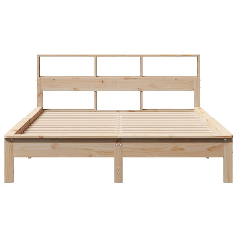 vidaXL Bed Frame without Mattress 140x200 cm Solid Wood Pine