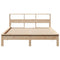 vidaXL Bed Frame without Mattress 140x200 cm Solid Wood Pine