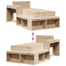 vidaXL Bed Frame without Mattress 90x200 cm Solid Wood Pine