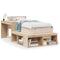 vidaXL Bed Frame without Mattress 80x200 cm Solid Wood Pine