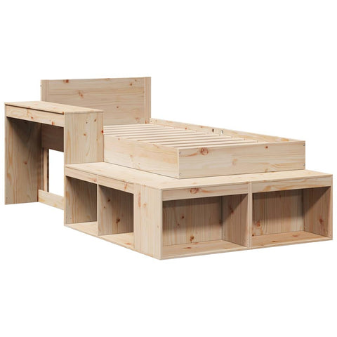 vidaXL Bed Frame without Mattress 80x200 cm Solid Wood Pine