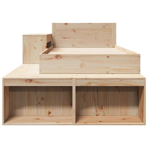 vidaXL Bed Frame without Mattress 80x200 cm Solid Wood Pine