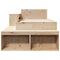 vidaXL Bed Frame without Mattress 80x200 cm Solid Wood Pine